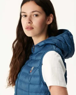 JOTT Light Sleeveless Padded Jacket Jeans Blue Mali 140 Blue Jeans Clearance
