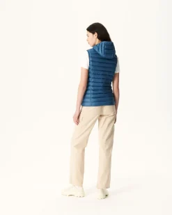 JOTT Light Sleeveless Padded Jacket Jeans Blue Mali 140 Blue Jeans Clearance