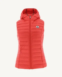 JOTT Light Sleeveless Padded Jacket Bright Red Mali 318 Fire Red Outlet