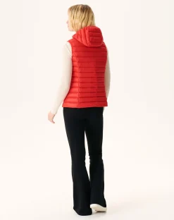JOTT Light Sleeveless Padded Jacket Bright Red Mali 318 Fire Red Outlet