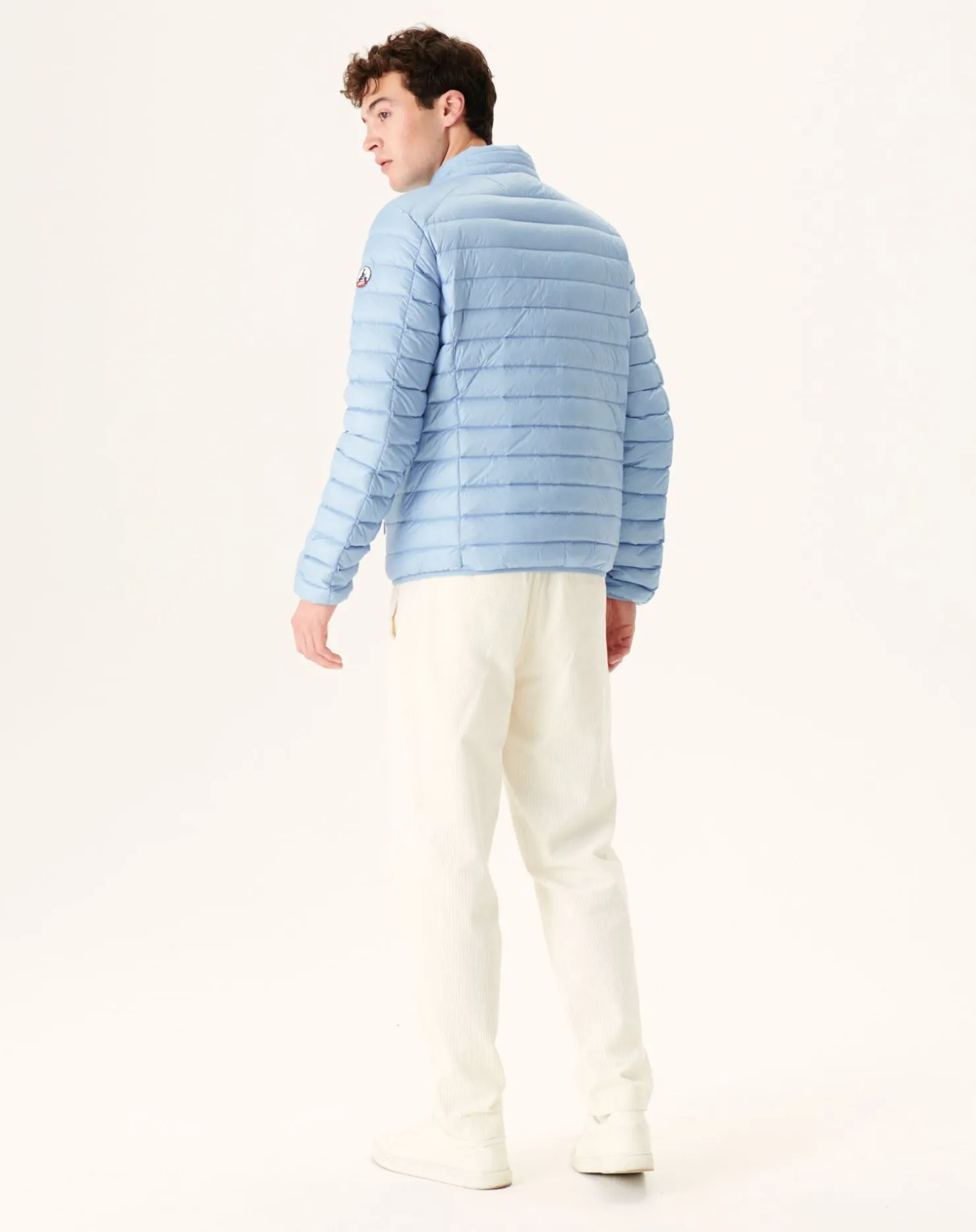 JOTT Lightweight Down Jacket Light Blue Mat 180 Soft Blue Best Sale
