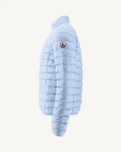JOTT Lightweight Down Jacket Light Blue Mat 180 Soft Blue Best Sale