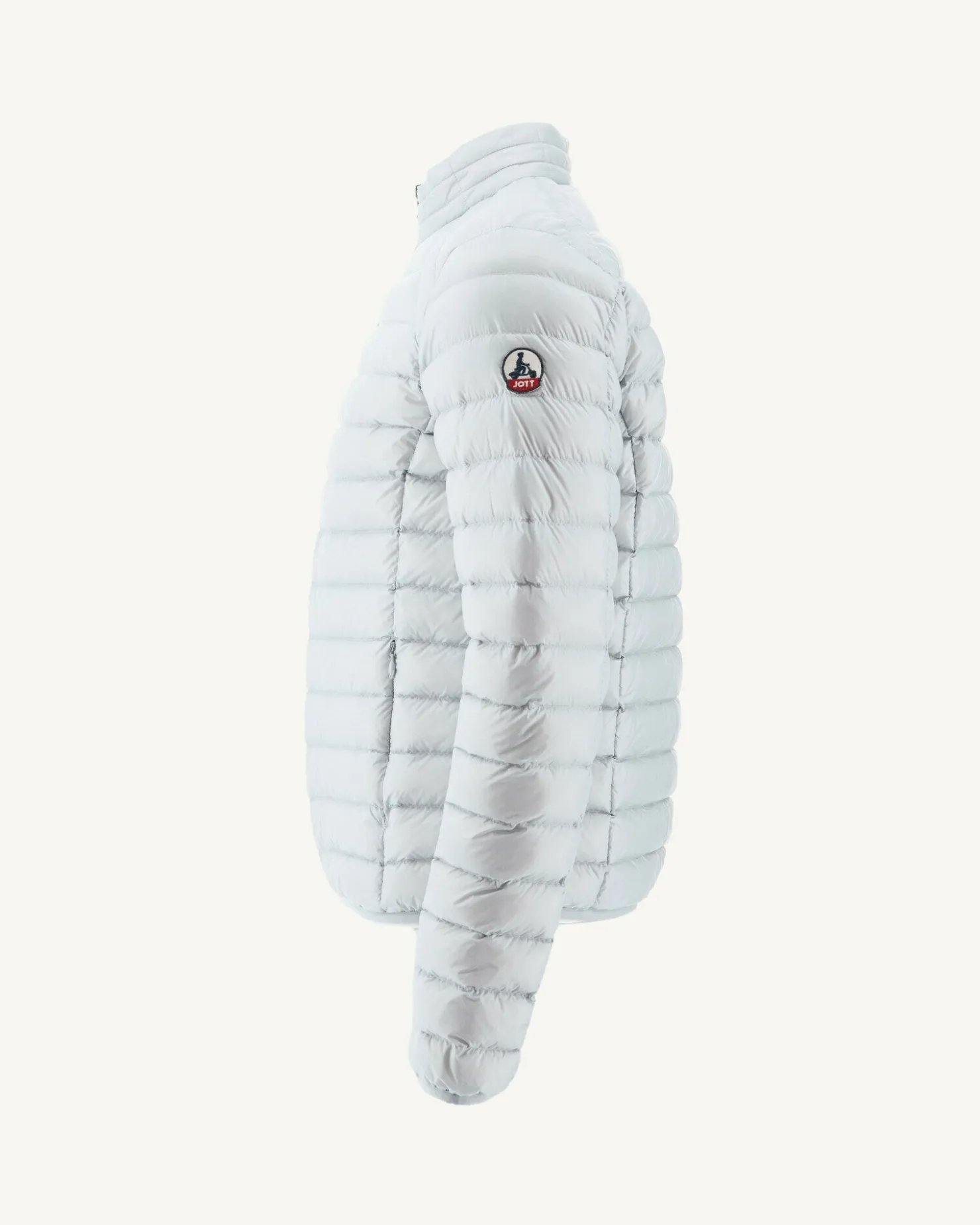 JOTT Lightweight Down Jacket Light Gray Mat 532 Soft Gray Fashion