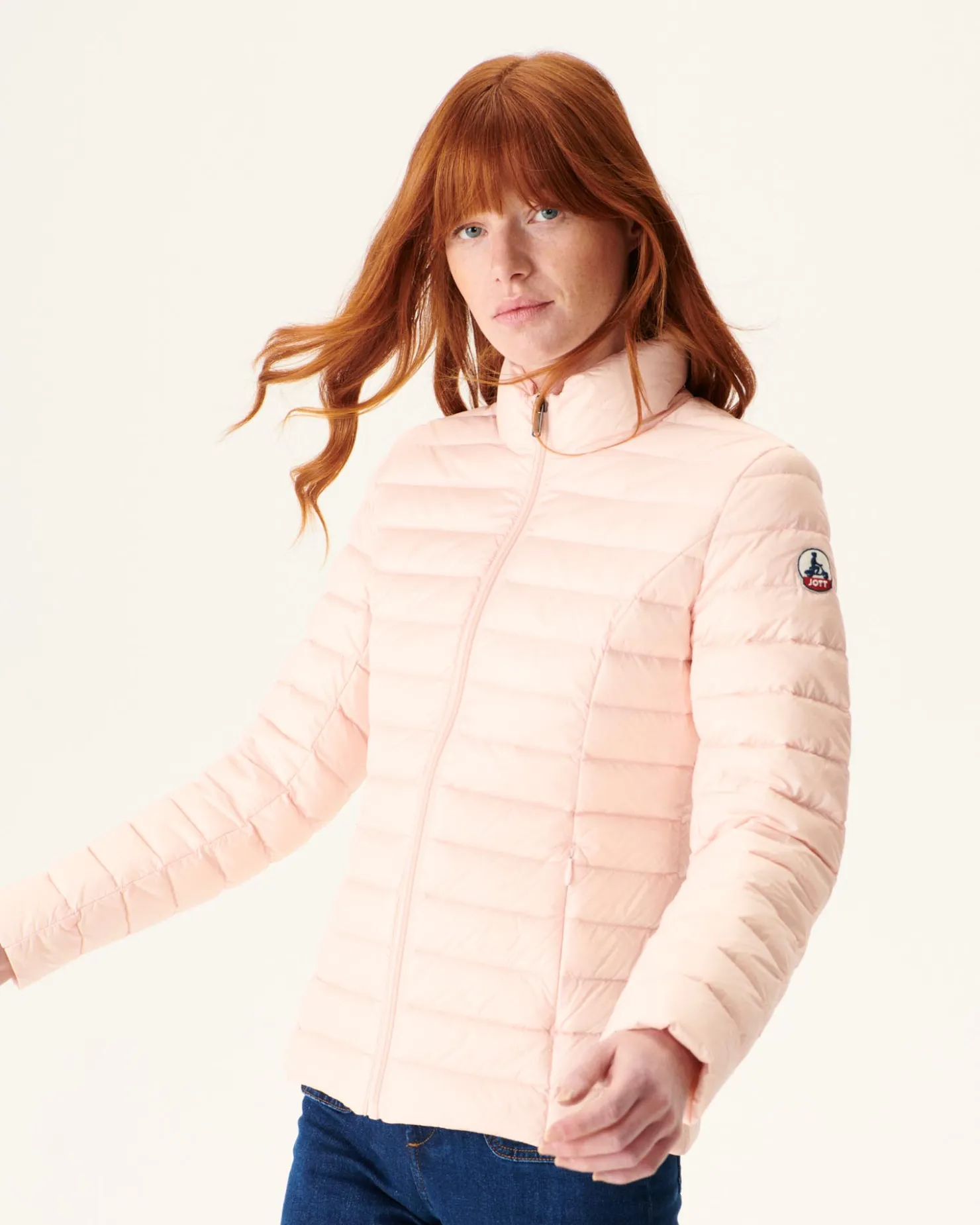 JOTT Lightweight Down Jacket Light Pink Cha 463 Soft Pink Cheap