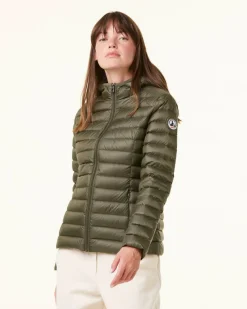 JOTT Lightweight Hooded Army Cloe Down Jacket 255 Army Online