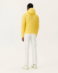 JOTT Lightweight Hooded Down Jacket Light Yellow Nico 627 Soft Yellow Cheap