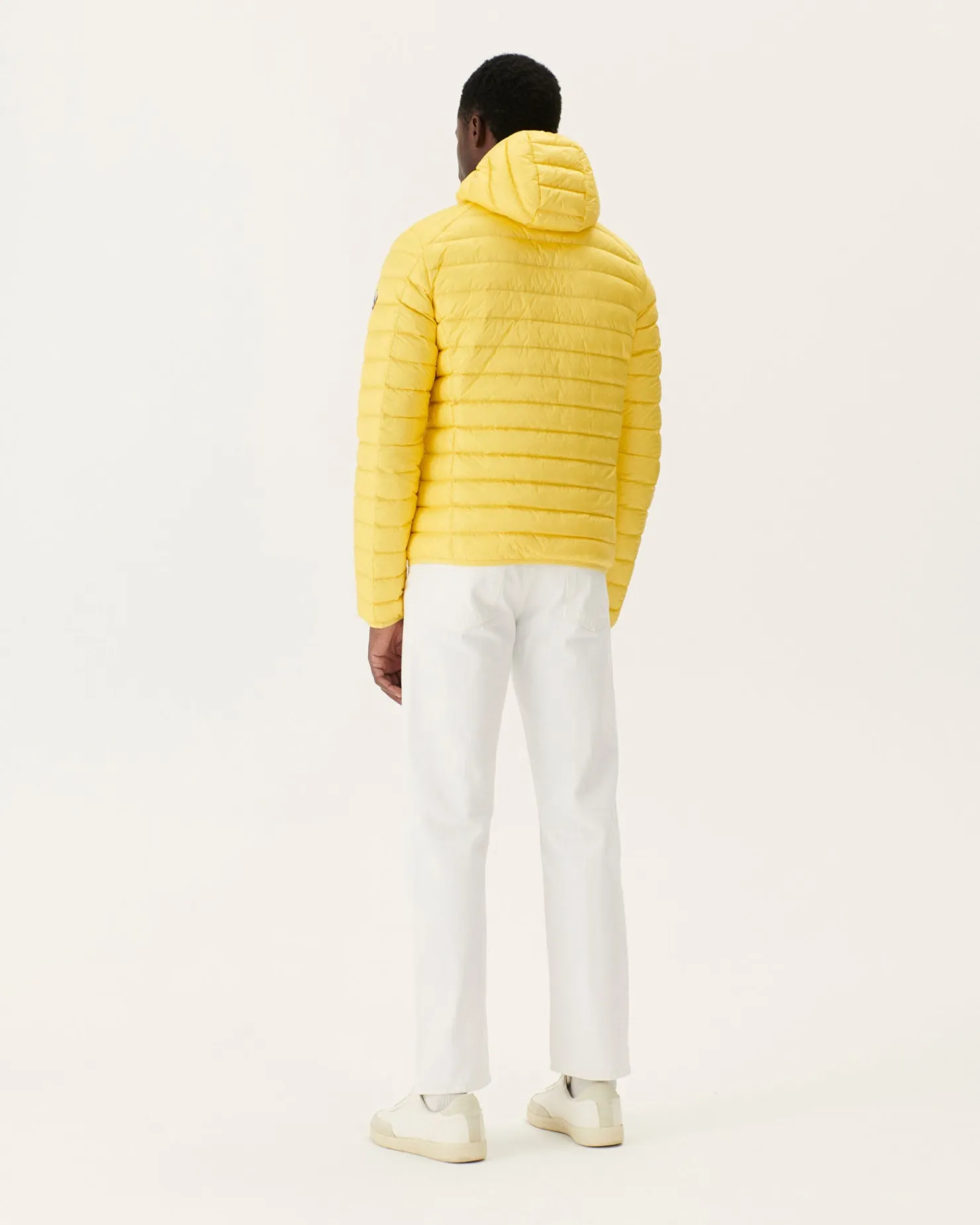 JOTT Lightweight Hooded Down Jacket Light Yellow Nico 627 Soft Yellow Cheap