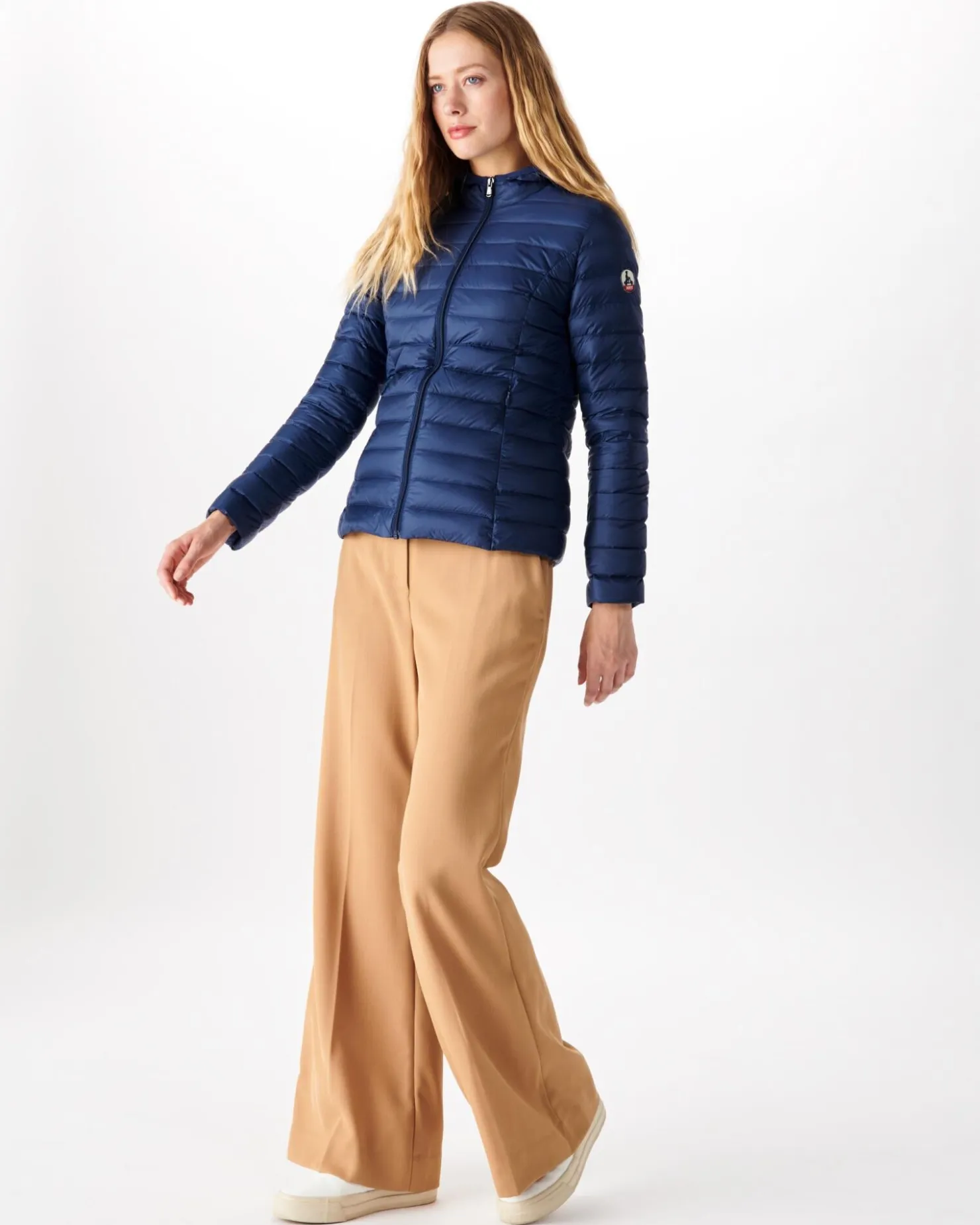 JOTT Lightweight Hooded Down Jacket Deep Blue Cloe 124 Abyss Blue Hot