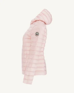 JOTT Lightweight Hooded Down Jacket Light Pink Cloe 401 Light Pink Best Sale