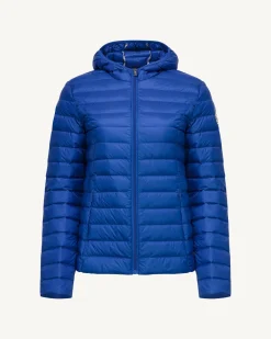 JOTT Lightweight Hooded Down Jacket Royal Blue Cloe 103 Royal Blue Cheap