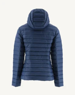 JOTT Lightweight Hooded Down Jacket Denim Blue Cloe 140 Blue Jeans Sale