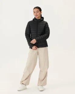 JOTT Lightweight Hooded Puffer Jacket Noir Cloe 999 Noir Best