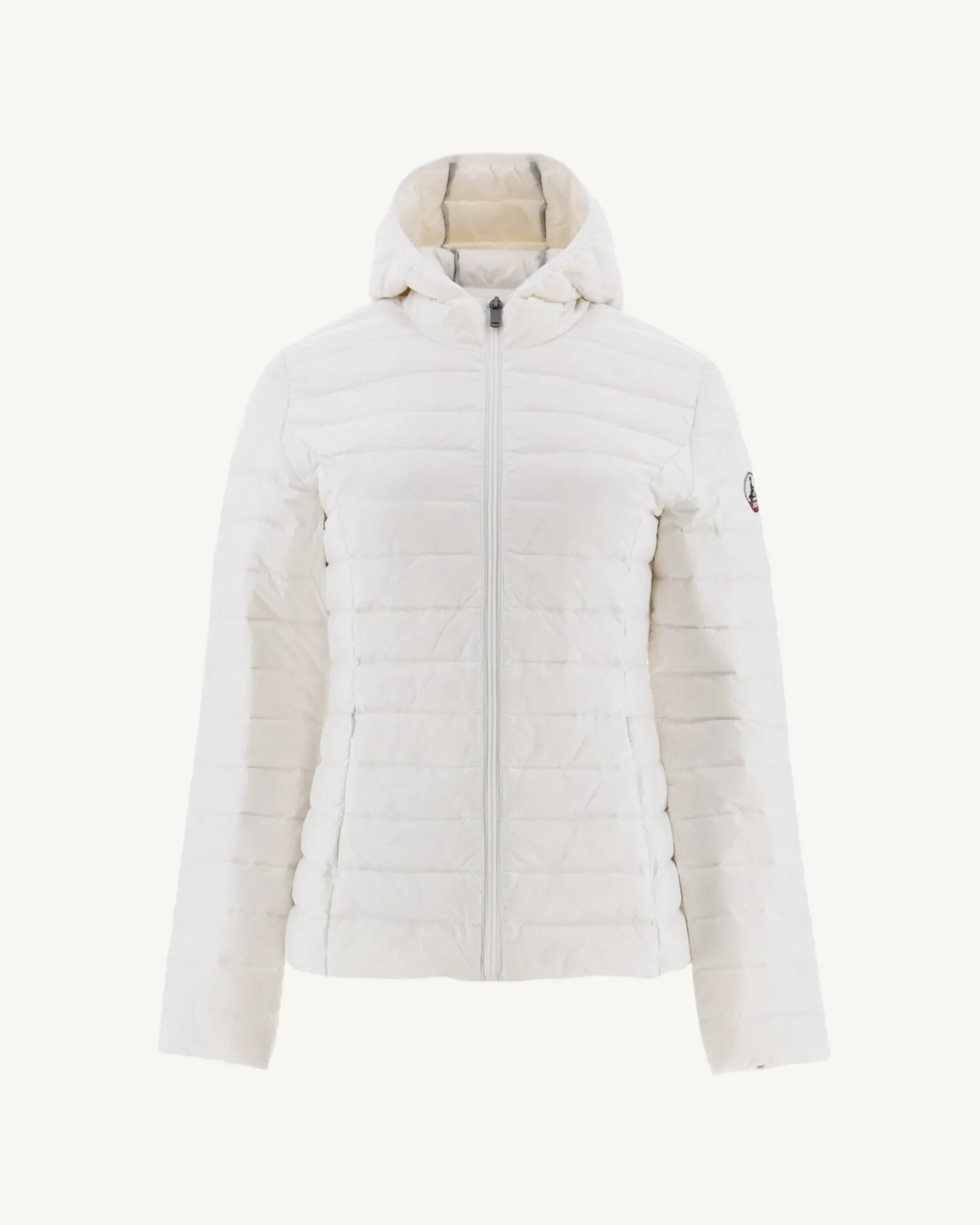 JOTT Lightweight Hooded Puffer Jacket White Cloe 901 White Sale