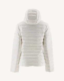 JOTT Lightweight Hooded Puffer Jacket White Cloe 901 White Sale