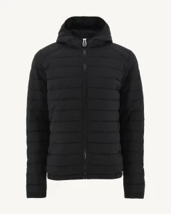JOTT Lightweight Hooded Puffer Jacket Black Lenny 999 Black Discount