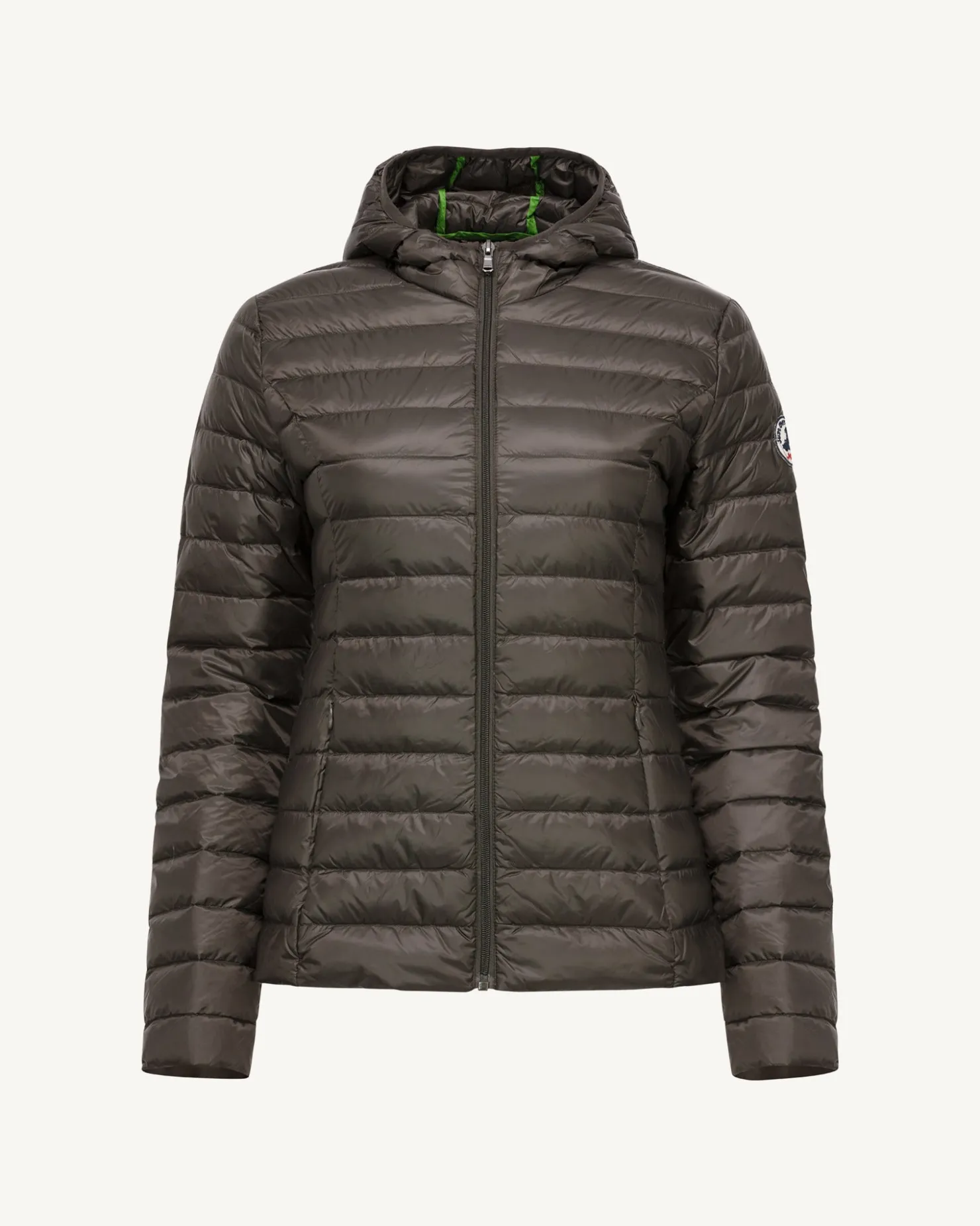 JOTT Lightweight Plomb Cloe Hooded Down Jacket 509 Lead Shop