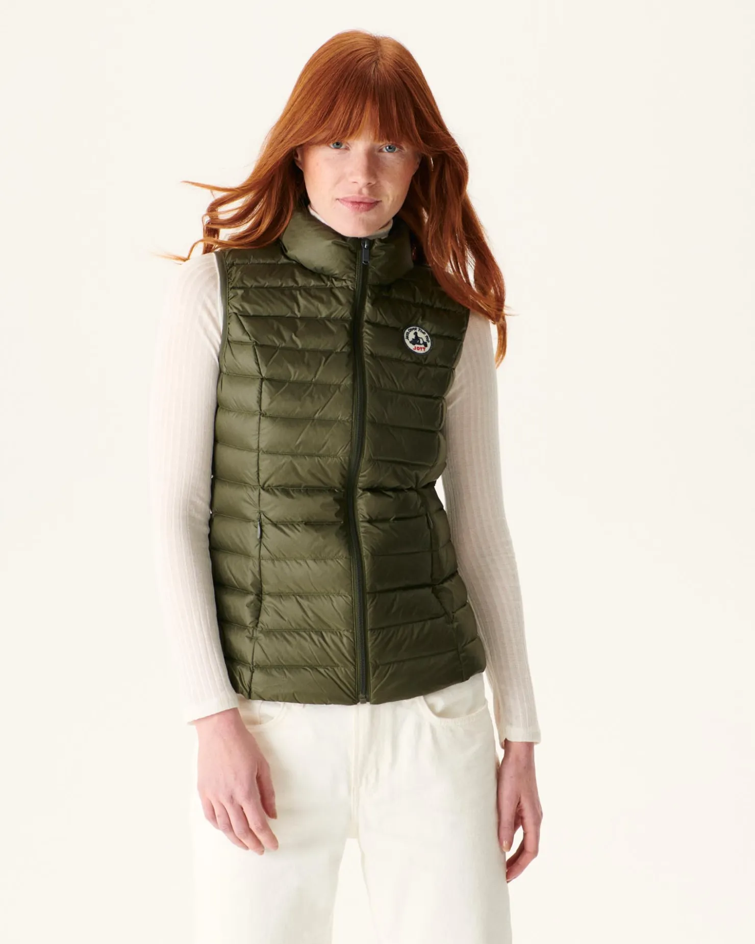 JOTT Lightweight Sleeveless Army Seda Down Jacket 255 Army Flash Sale