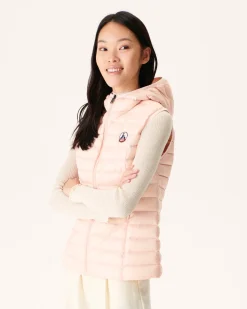 JOTT Lightweight Sleeveless Padded Jacket Light Pink Mali 463 Soft Pink Best Sale