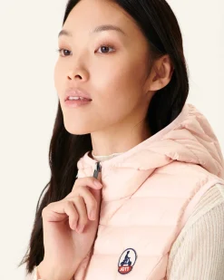 JOTT Lightweight Sleeveless Padded Jacket Light Pink Mali 463 Soft Pink Best Sale