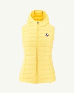 JOTT Lightweight Sleeveless Padded Jacket Light Yellow Mali 627 Soft Yellow Online