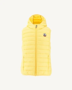 JOTT Light Yellow Children'S Sleeveless Down Jacket Djam 627 Soft Yellow Cheap
