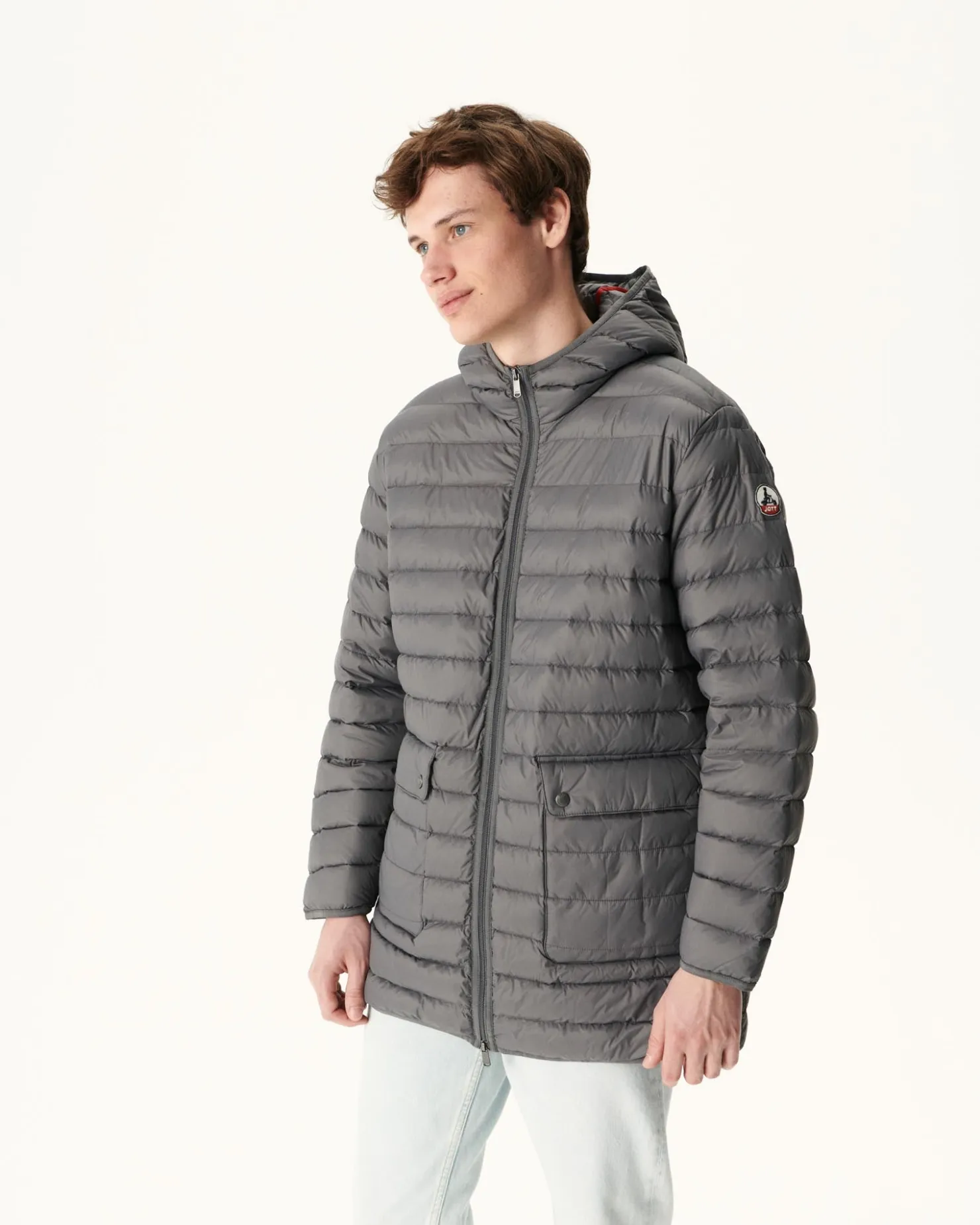JOTT Long Anthracite Down Jacket Luc 504 Anthracite Shop