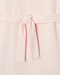 JOTT Long Belted Dress In Terry Cloth Light Pink Ibiza 463 Soft Pink New