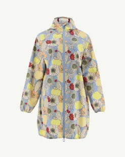 JOTT Long Hooded Jacket Bohemian Light Blue Copenhagen 1801 Bohemian Soft Blue New