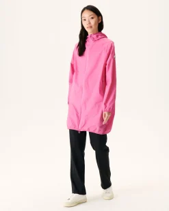 JOTT Long Hooded Jacket Intense Pink Copenhagen 457 Wild Pink Discount