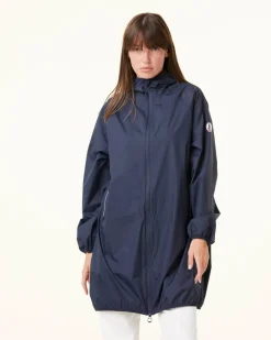 JOTT Long Hooded Jacket Marine Copenhagen 104 Navy Cheap