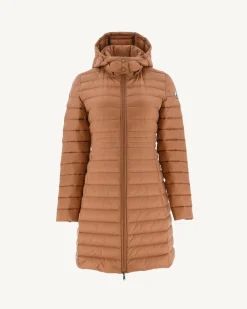 JOTT Long Hooded Puffer Jacket Camel Vero 839 Camel Best Sale