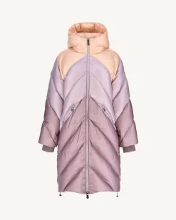 JOTT Long Hooded Puffer Jacket Grand Cold Combo Purple Comet 8500 Purple Combo Fashion