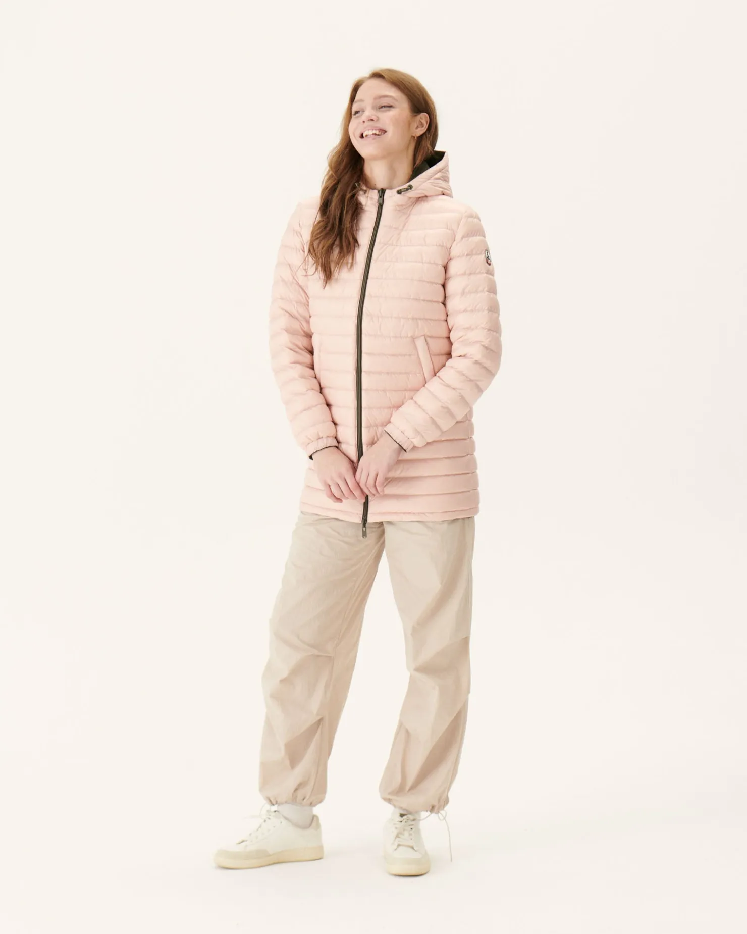 JOTT Long Reversible Down Jacket Army/Light Pink Roma 2552 Army / Soft Pink Store