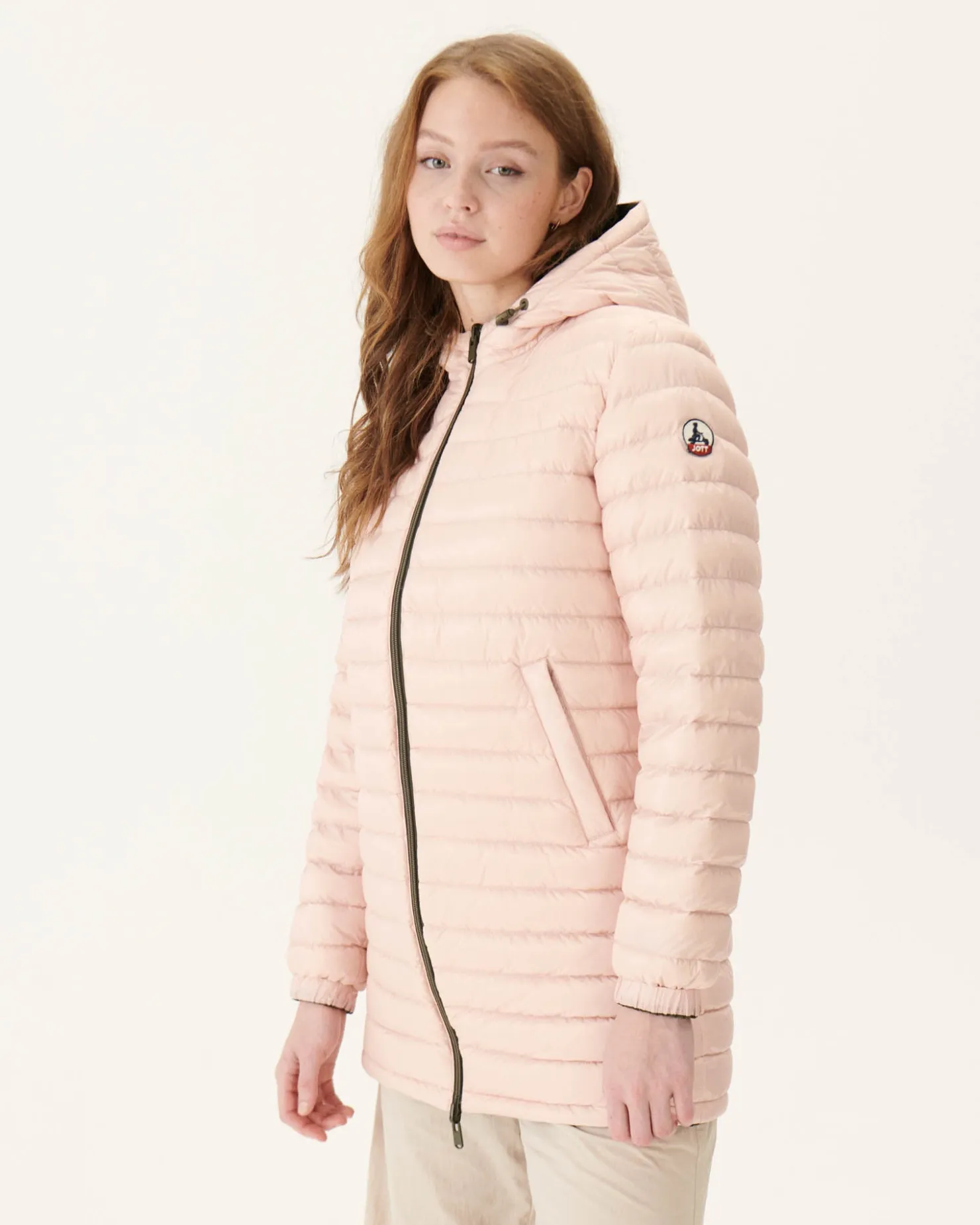 JOTT Long Reversible Down Jacket Army/Light Pink Roma 2552 Army / Soft Pink Store