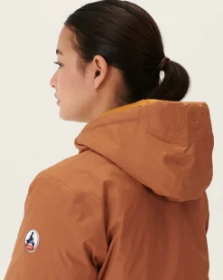 JOTT Long Reversible Down Jacket Camel/Light Camel Roma 8390 Camel / Rust Clearance