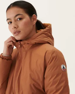 JOTT Long Reversible Down Jacket Camel/Light Camel Roma 8390 Camel / Rust Clearance