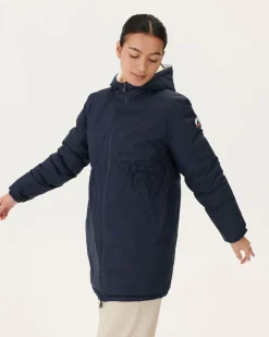 JOTT Long Reversible Down Jacket Navy/White Roma 1042 Navy / White Store