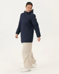 JOTT Long Reversible Down Jacket Navy/White Roma 1042 Navy / White Store