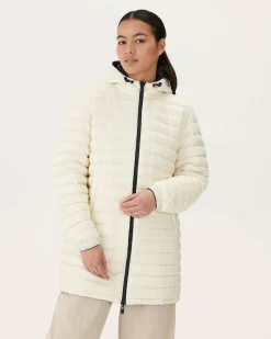 JOTT Long Reversible Down Jacket Navy/White Roma 1042 Navy / White Store
