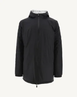 JOTT Long Reversible Hooded Down Jacket Black/Light Gray Amsterdam 9902 Black / Soft Gray Cheap