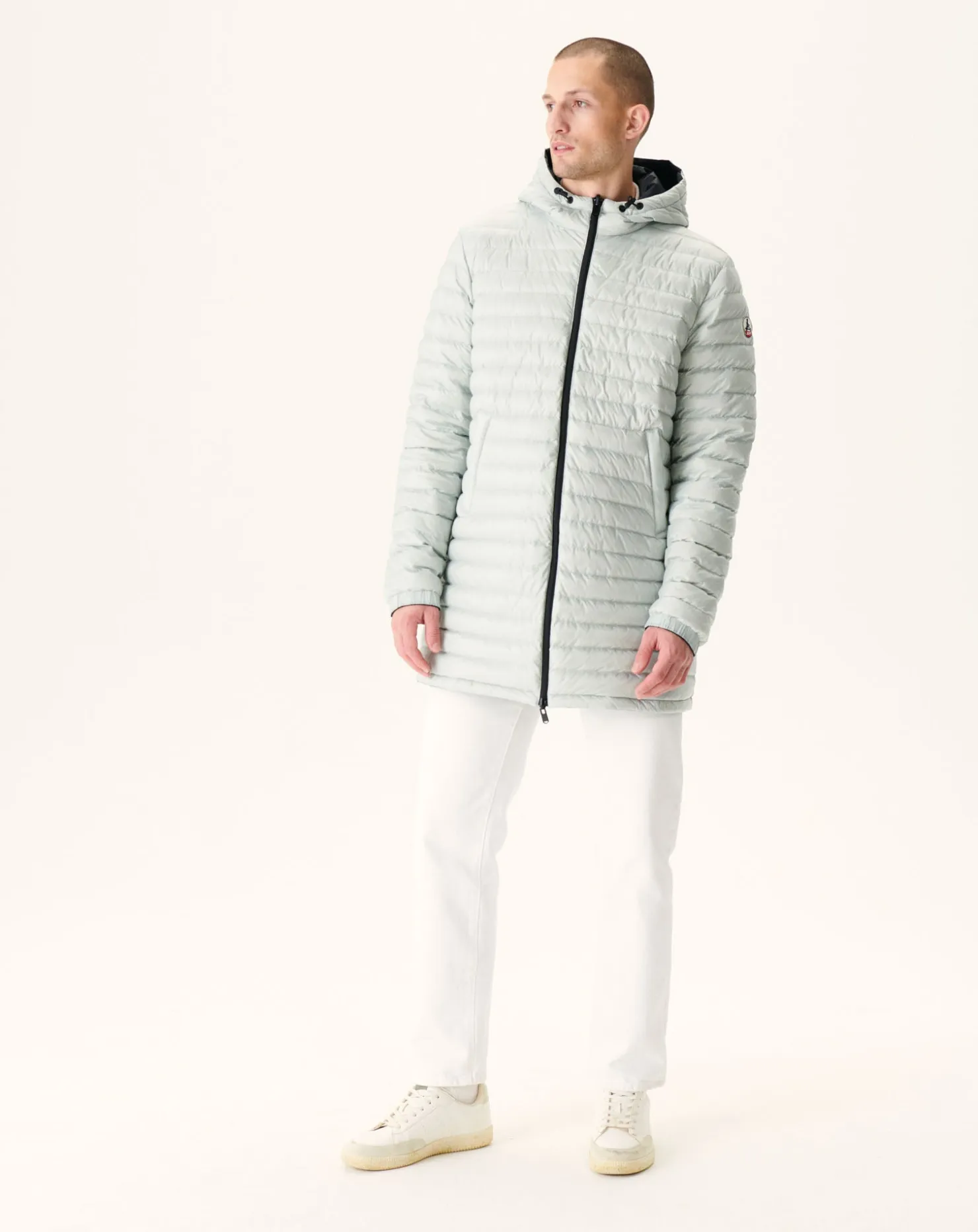 JOTT Long Reversible Hooded Down Jacket Black/Light Gray Amsterdam 9902 Black / Soft Gray Cheap