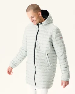JOTT Long Reversible Hooded Down Jacket Black/Light Gray Amsterdam 9902 Black / Soft Gray Cheap