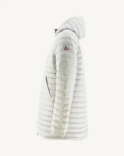 JOTT Long Reversible Hooded Down Jacket Black/Light Gray Amsterdam 9902 Black / Soft Gray Cheap