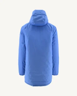JOTT Long Reversible Hooded Down Jacket Azur/Marine Amsterdam 1830 Azure / Navy Flash Sale