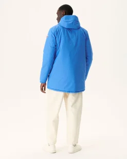 JOTT Long Reversible Hooded Down Jacket Azur/Marine Amsterdam 1830 Azure / Navy Flash Sale