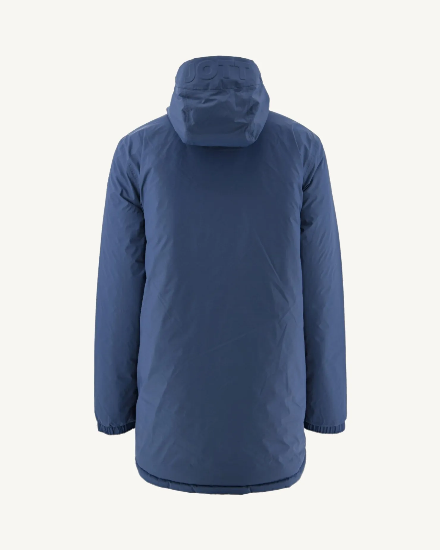 JOTT Long Reversible Hooded Puffer Jacket Denim Blue/Army Amsterdam 1400 Blue Jeans / Army New