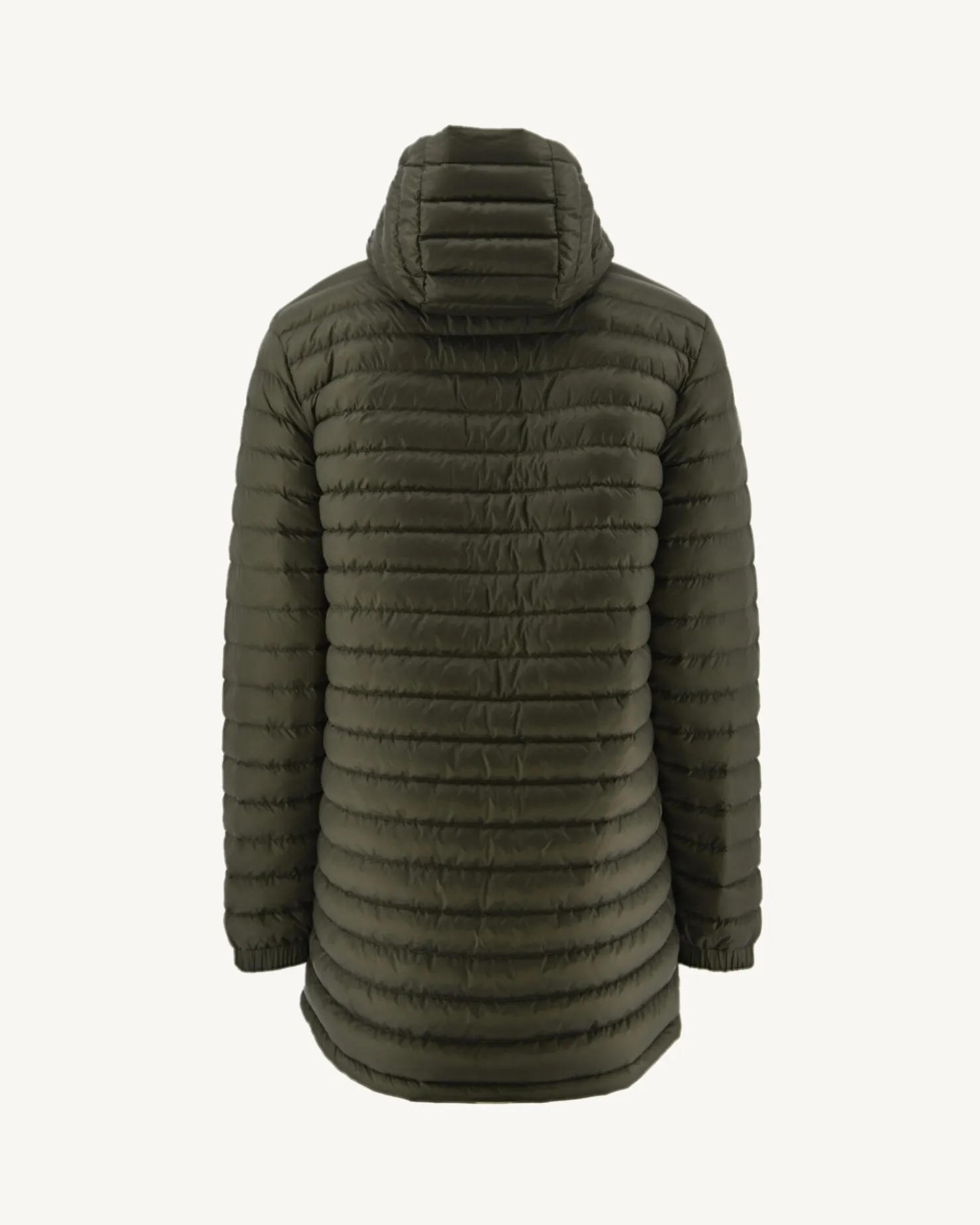 JOTT Long Reversible Hooded Puffer Jacket Denim Blue/Army Amsterdam 1400 Blue Jeans / Army New