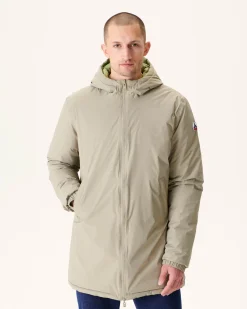 JOTT Long Reversible Hooded Puffer Jacket Beige/Light Khaki Amsterdam 8040 Beige / Bush Hot