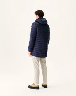 JOTT Long Reversible Hooded Puffer Jacket Marine Amsterdam 104 Marine Best