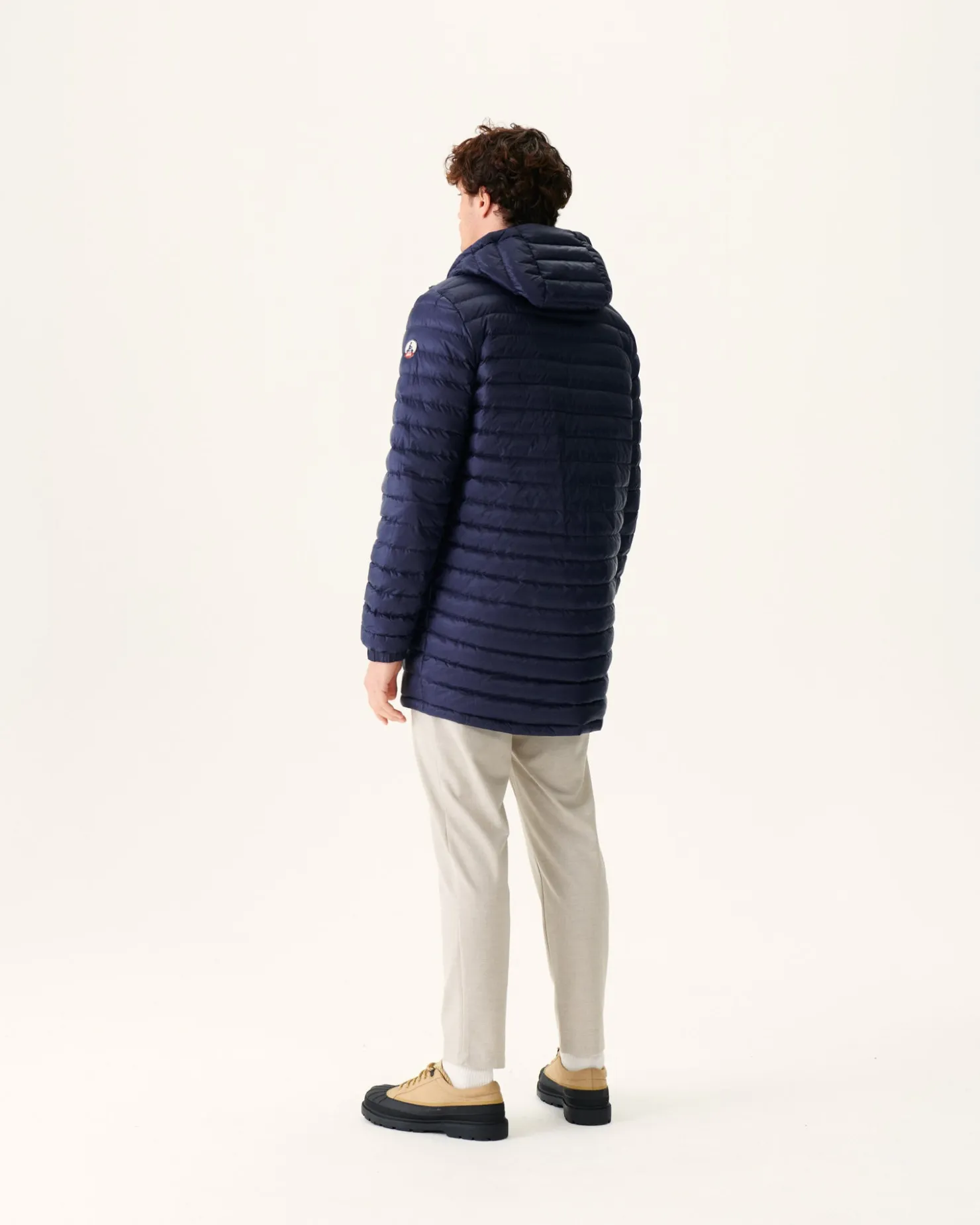JOTT Long Reversible Hooded Puffer Jacket Marine Amsterdam 104 Marine Best
